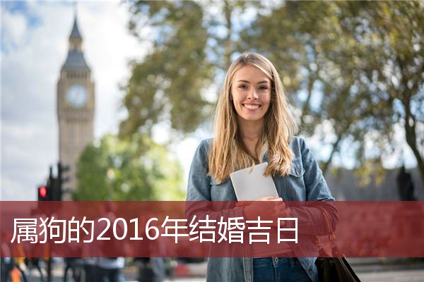 属狗的2016年结婚吉日 