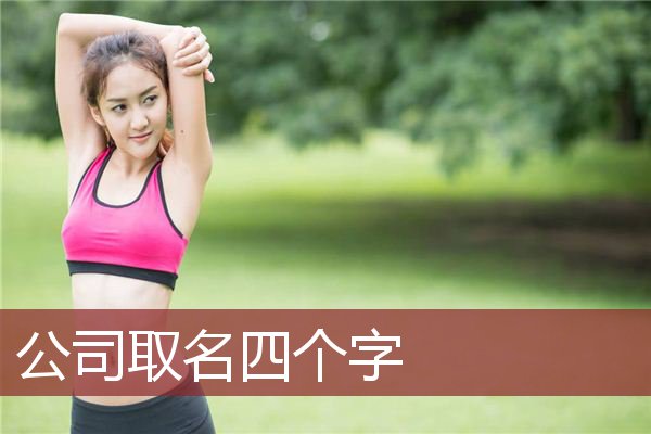公司取名四个字