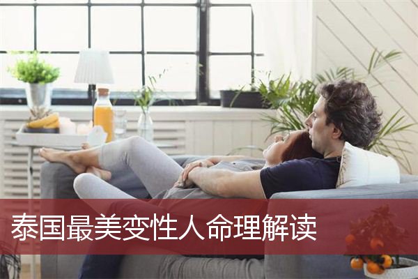 泰国最美变性人命理解读