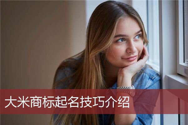 大米商标起名技巧介绍