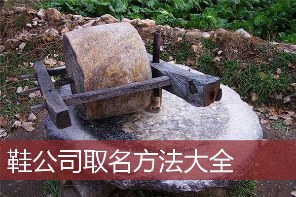 鞋公司取名方法大全