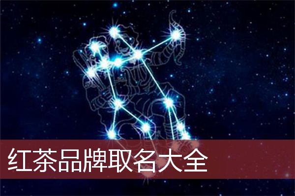 红茶品牌取名大全