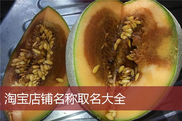 淘宝店铺名称取名大全