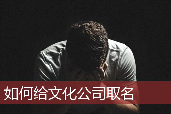 如何给文化公司取名
