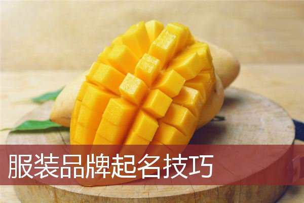 服装品牌起名技巧