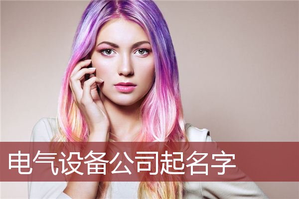 电气设备公司起名字