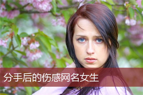 分手后的伤感网名女生