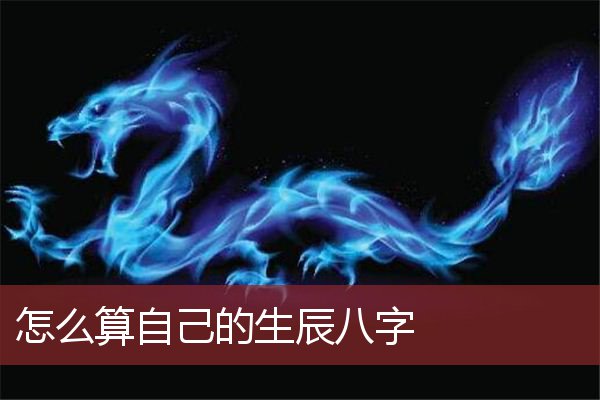 怎么算自己的生辰八字