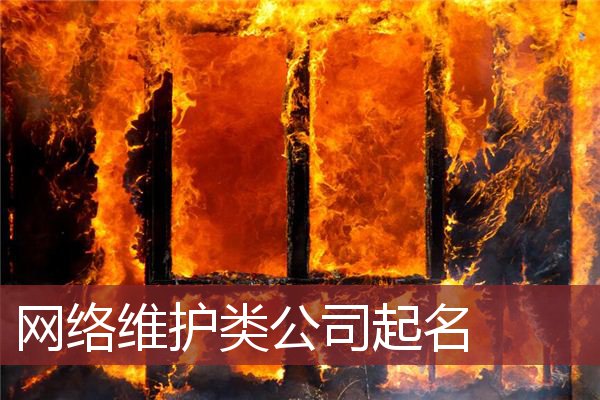 网络维护类公司起名