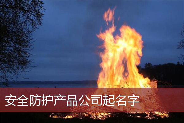 安全防护产品公司起名字