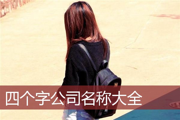 四个字公司名称大全 