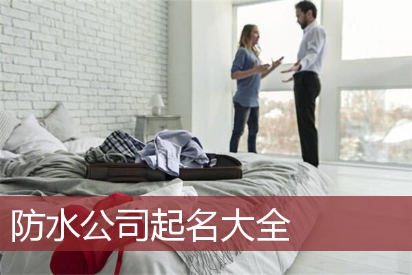 防水公司起名大全