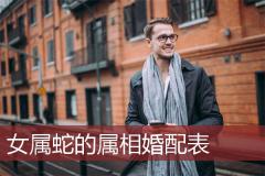 女属蛇的属相婚配表