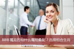 88年属龙的和什么属相最配？选择相合生肖