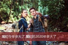 属蛇今年多大了,属蛇的2020年多大了