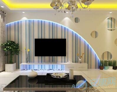 客厅背景墙装修风水特点介绍：注重色彩和装修